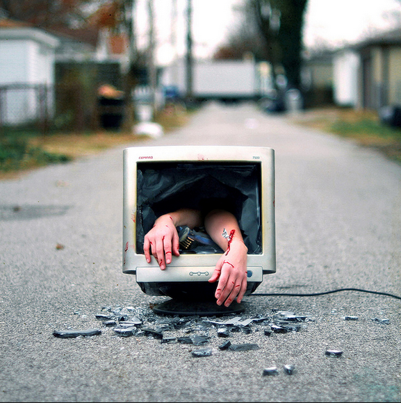 Falling Victim to Technology by Katharine Hannah.