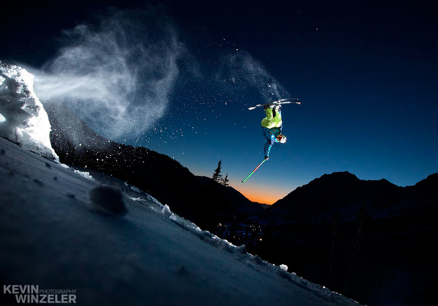 Backcountry Air - Skiing by Kevin Winzeler