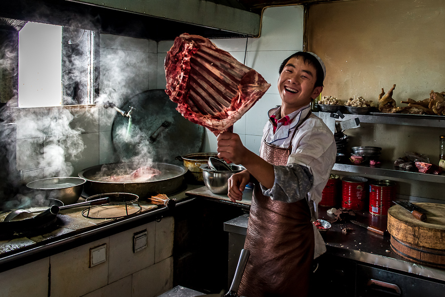 Happy Chef by Evgeny Tchebotarev