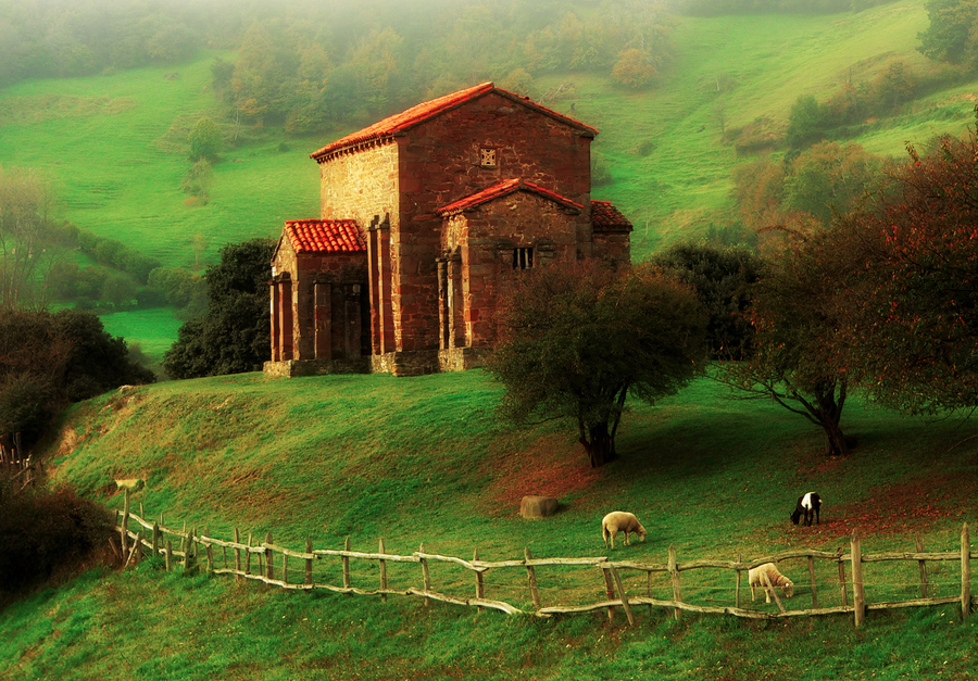 Santa Cristina de Lena by kiminur lurra