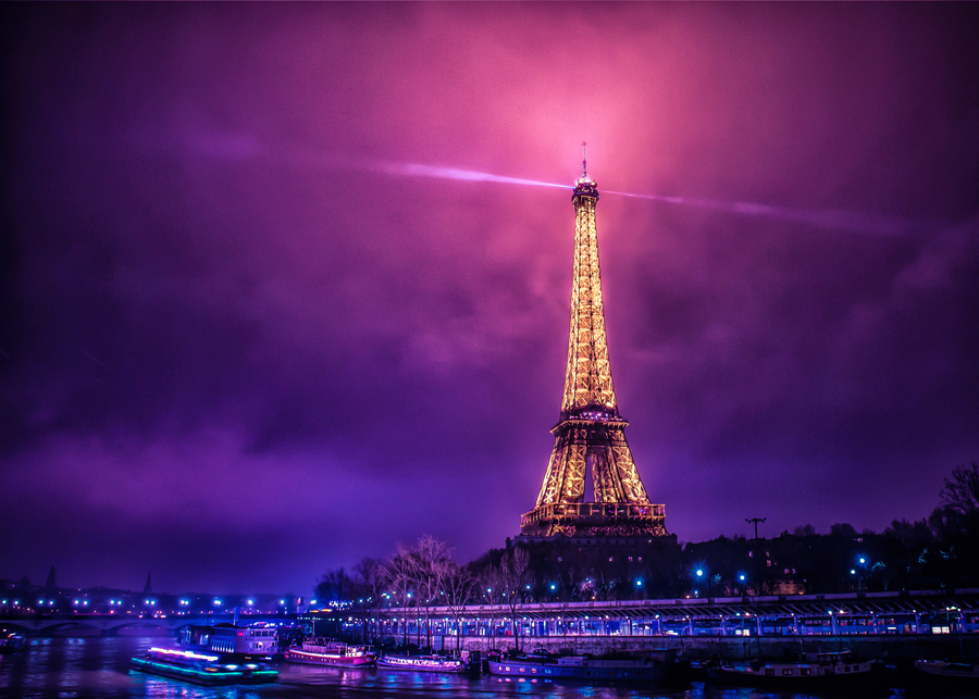 Foggy Paris by Mike Kremer