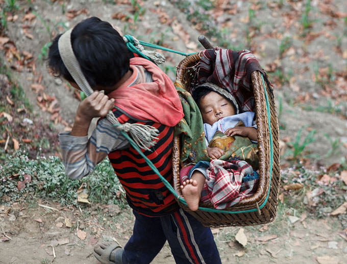 Sleeping Baby by Masashi Mitsui