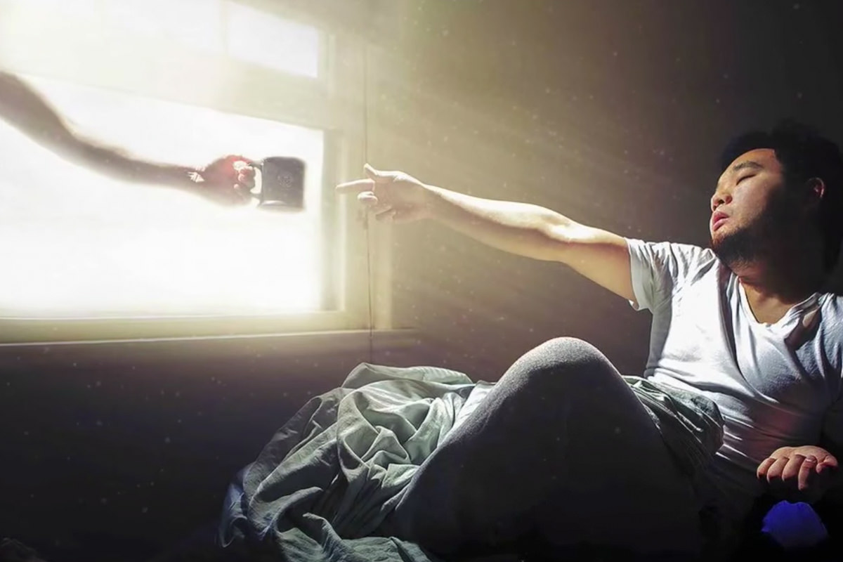 light rays and dust particles using