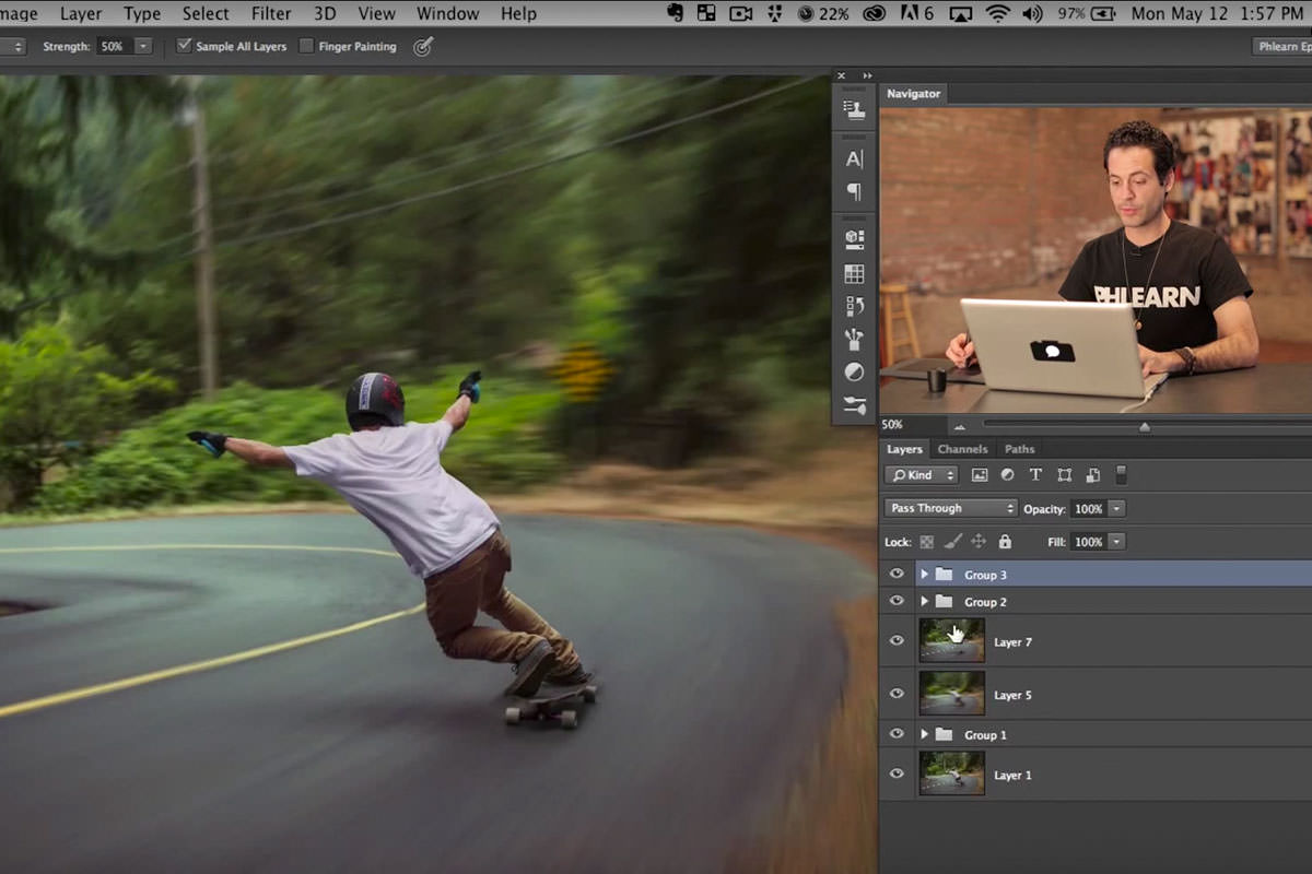 How to Master the Motion Blur in Photoshop PHLEARN