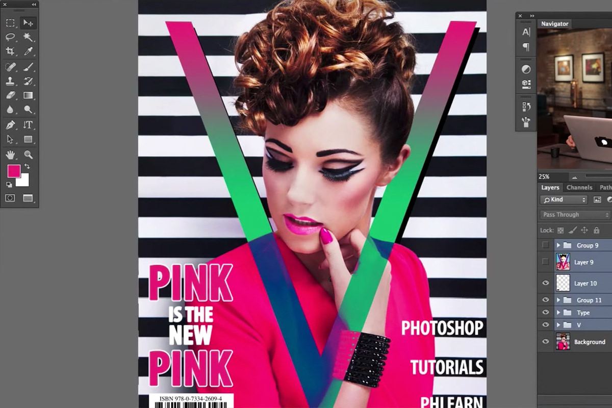magazine cover page design photoshop