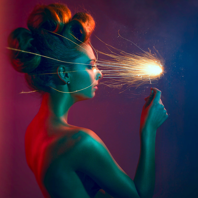 Create a Visual Effects Composite Portrait Light My Fire PHLEARN