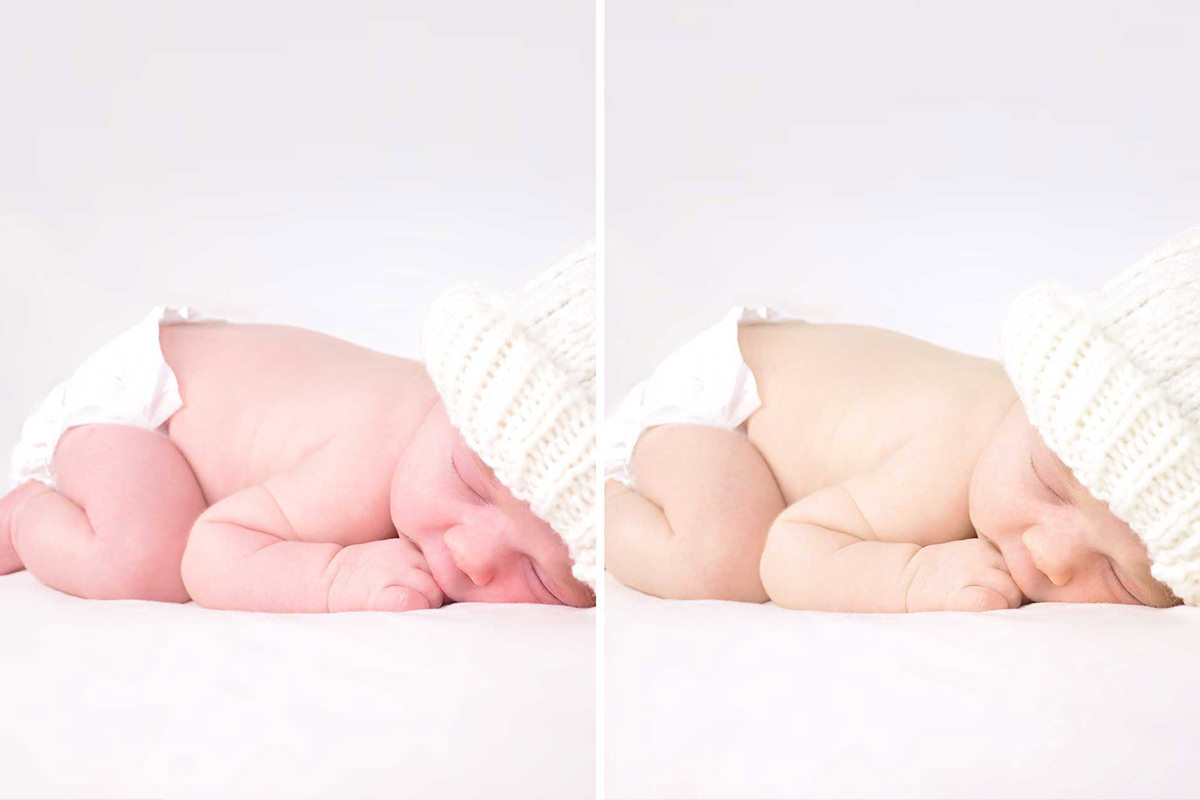 how to fix baby skin color in photoshop