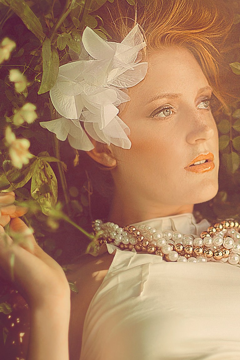Vintage fashion – color correction example
