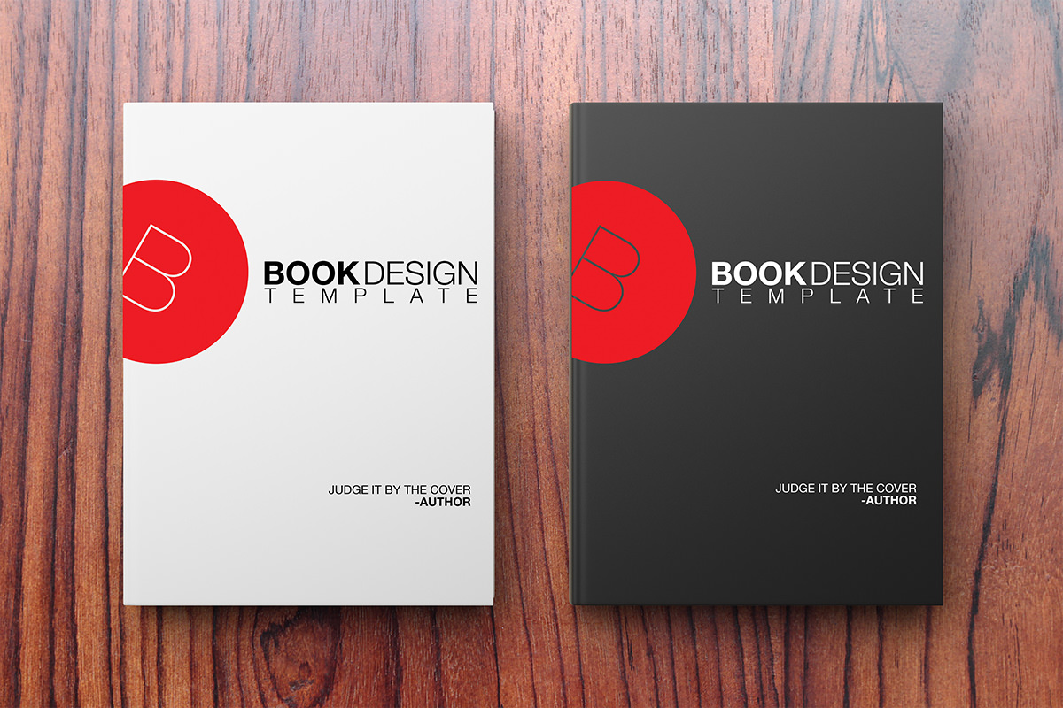 book cover design template photoshop free download