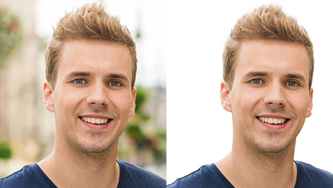 how to cut out hair with the brush tool