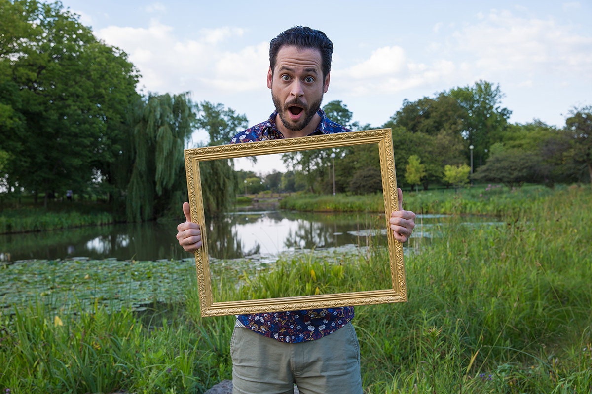 create a see through frame effect