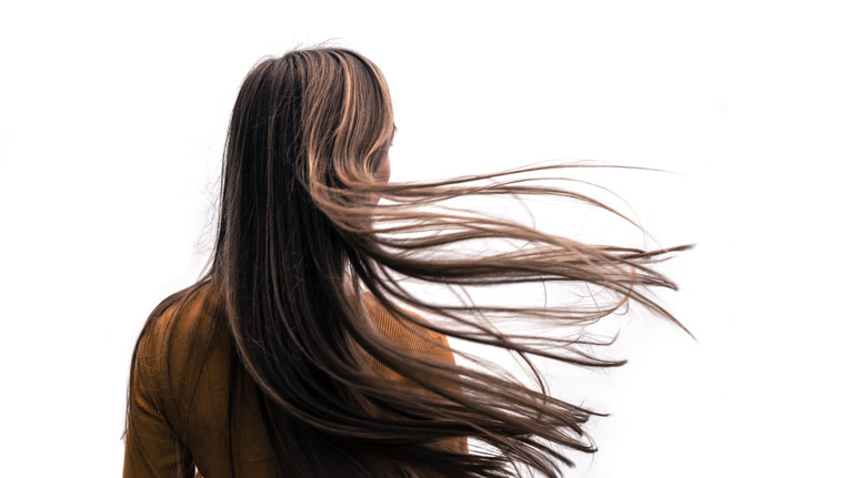 Photoshop Compositing Hair Example White