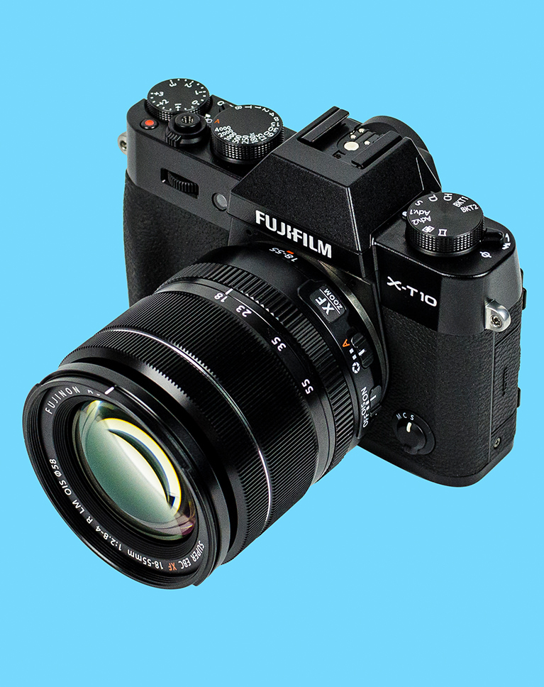 Photoshop Compositing Masking Cutting Out Camera Blue Background