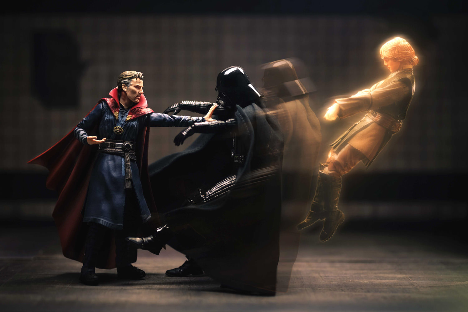 how to experiment with vignetting in the toy photography