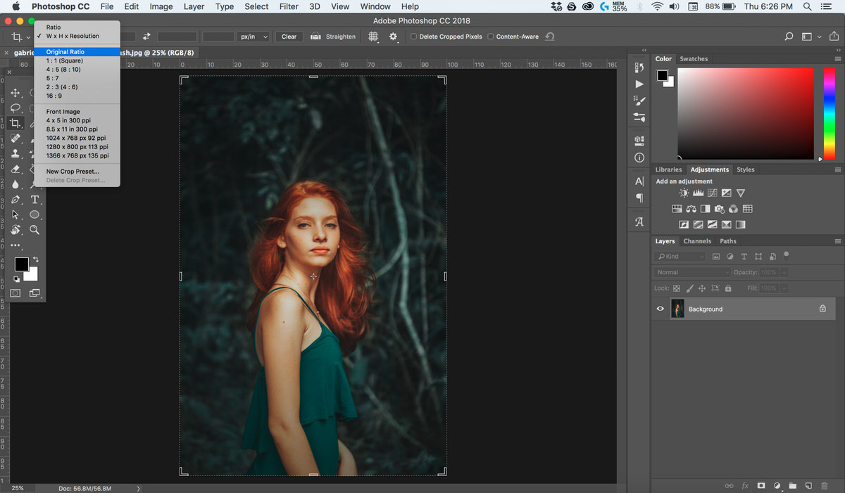 How to Crop in Photoshop