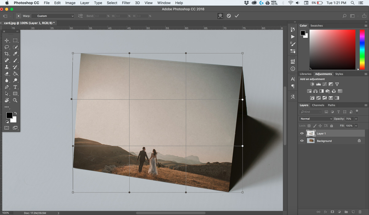 how to make an image smaller on photoshop for mac