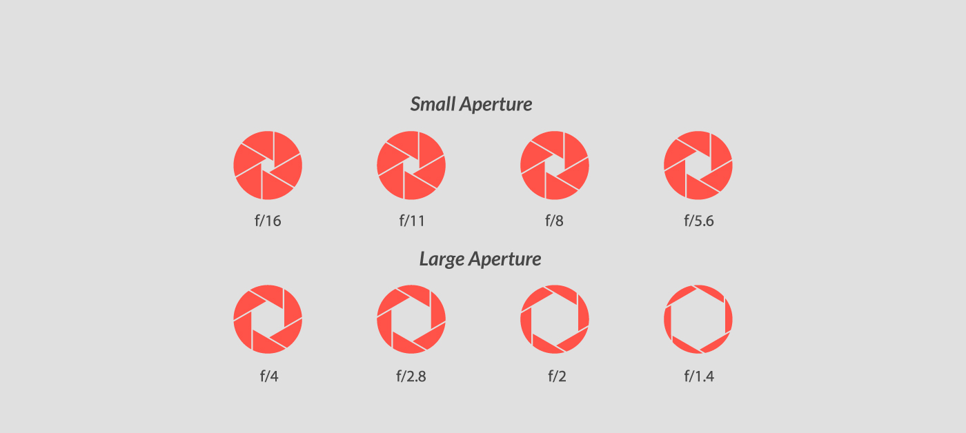 Aperture example with depth of field