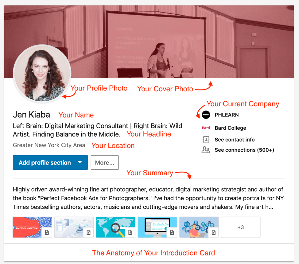 Linkedin Introduction Examples The Photographer’s Complete Guide to LinkedIn Marketing – PHLEARN