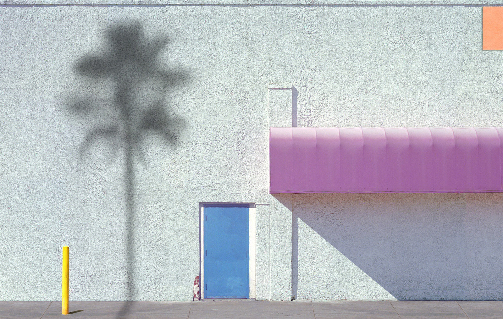 Pink Awning With Orange George Byrne