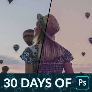 30 days of photoshop how to color grade an image