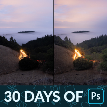 30 days of photoshop how to edit raw landscape images