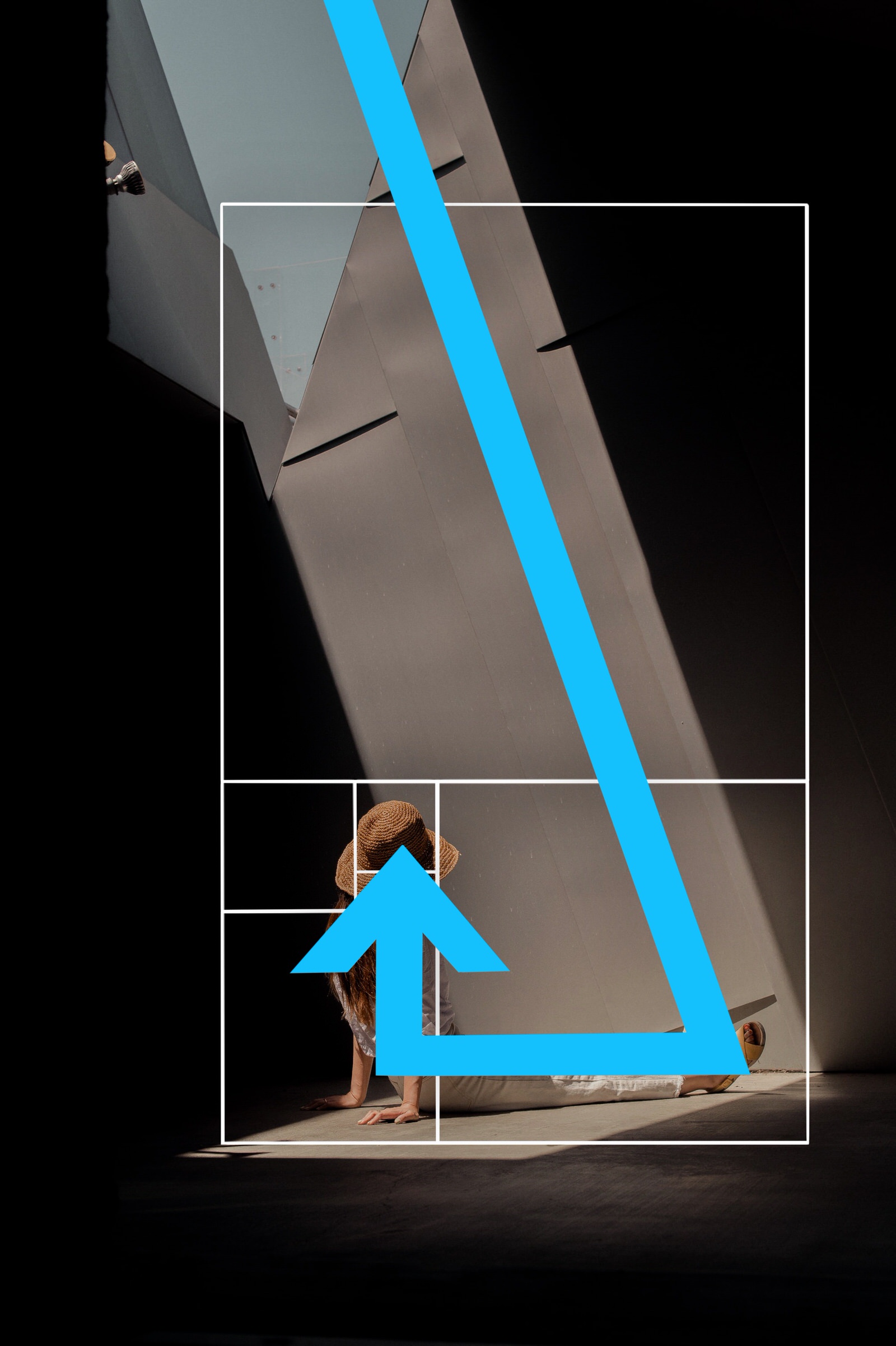 Diagonal Lines Golden Ratio Example