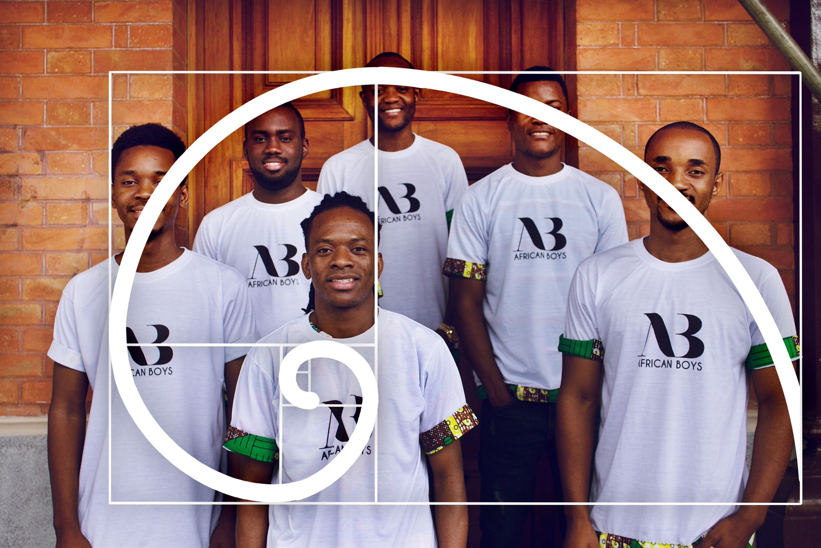 Golden Ratio Group Shot Fibonacci Spiral