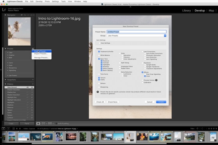 How To Create Presets In Lightroom Classic - Phlearn