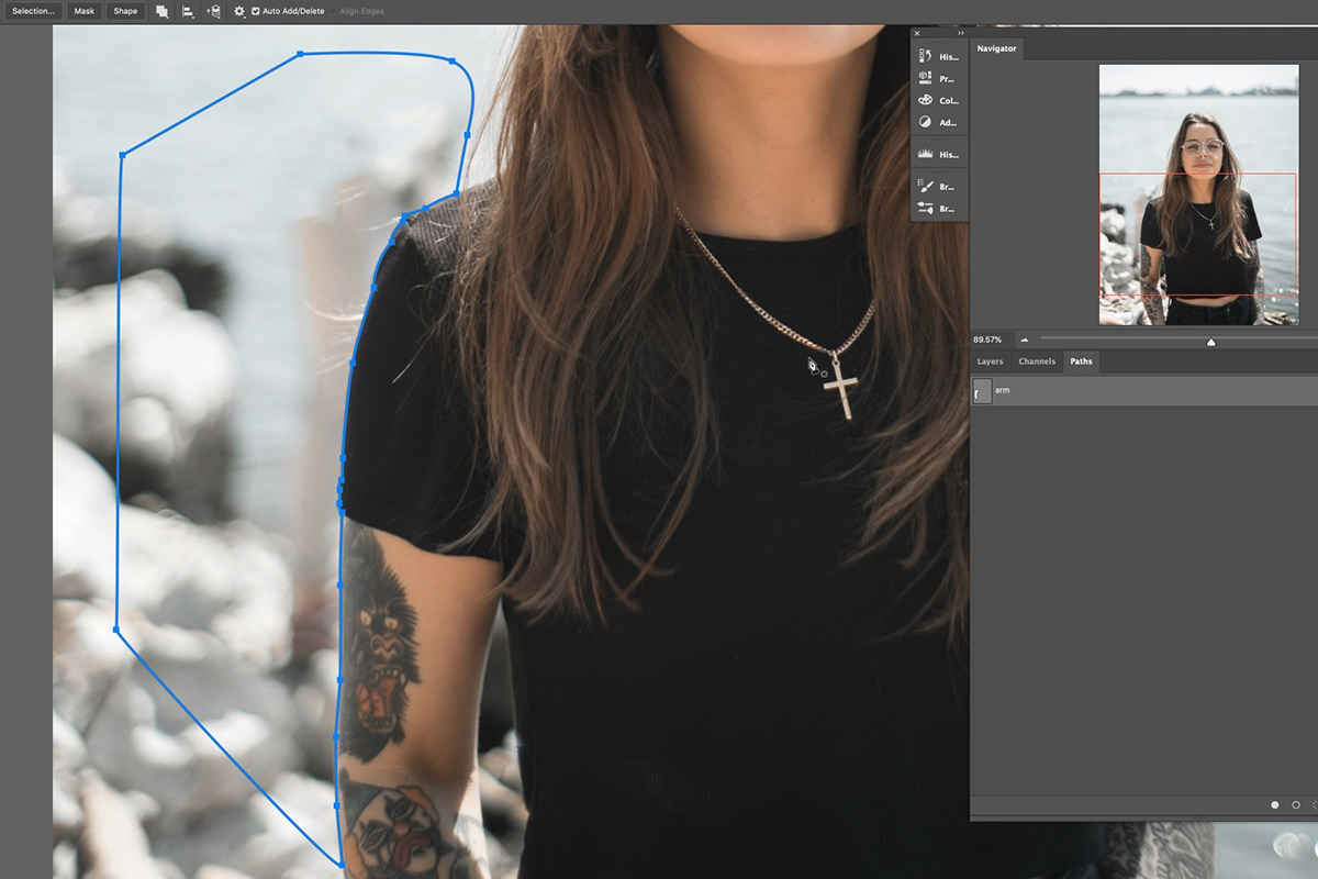 portrait editing photoshop