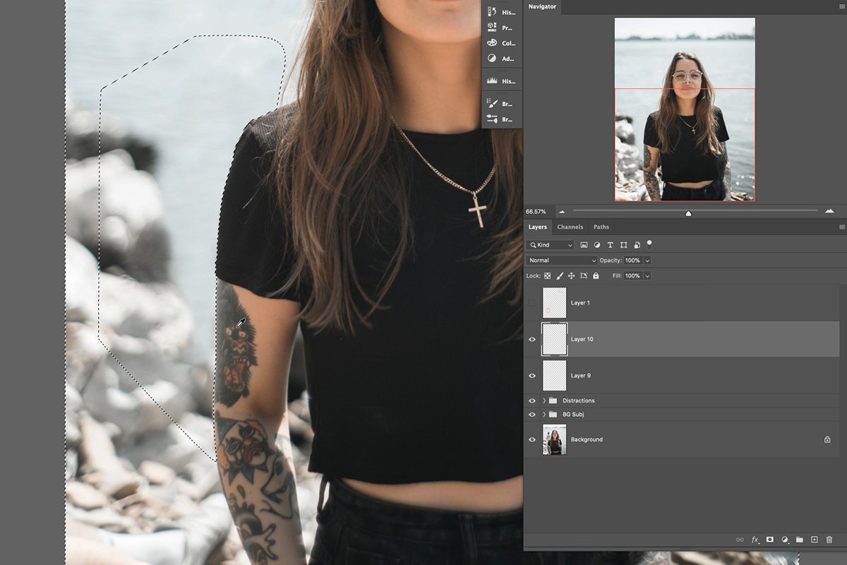 portrait editing photoshop