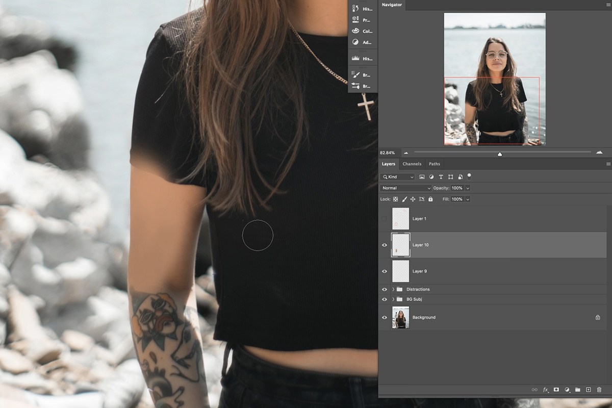 portrait editing photoshop