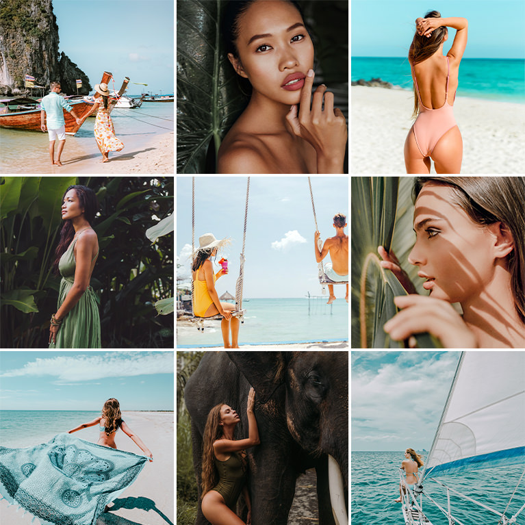 tropical lightroom presets classic mobile