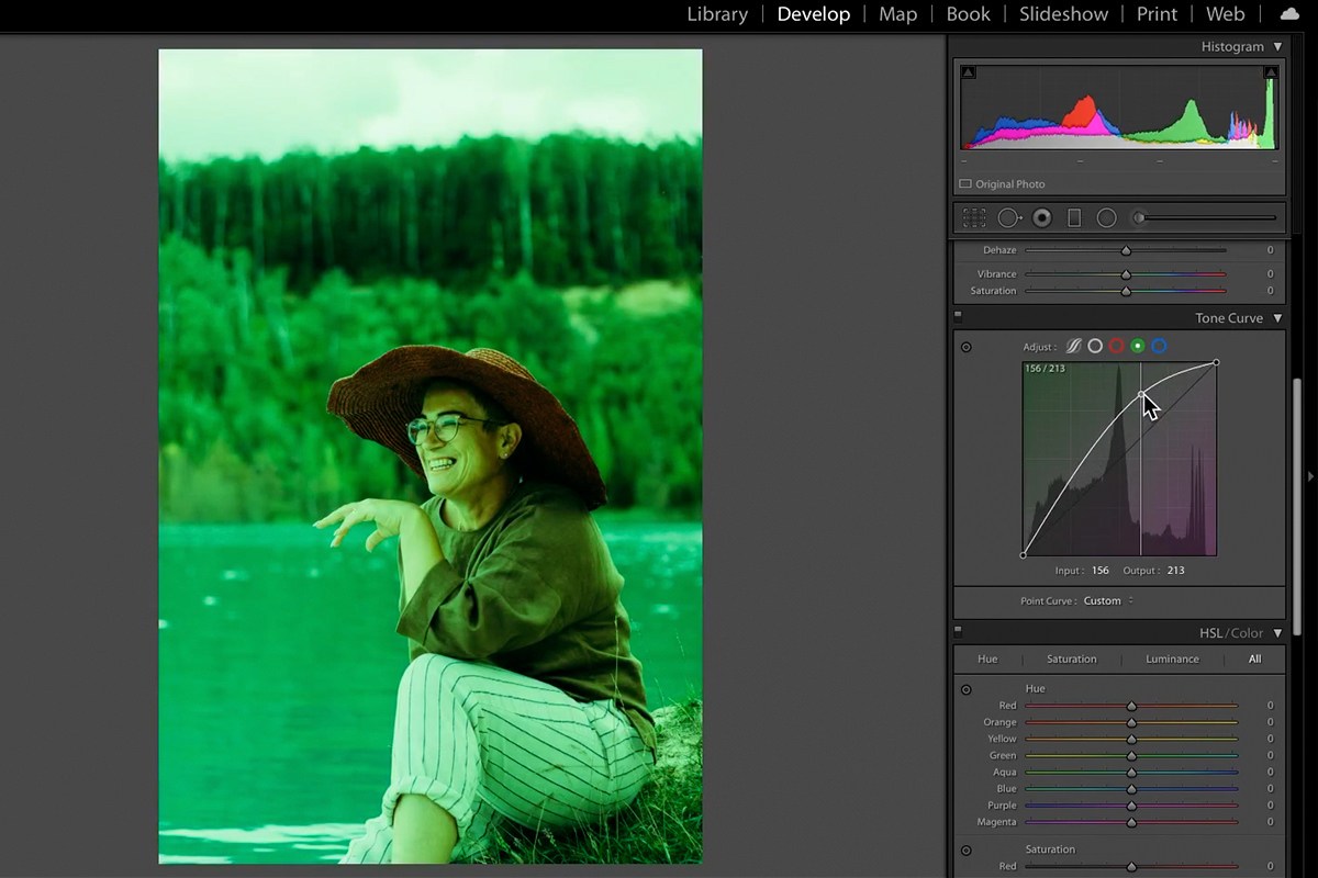 a green highlight tint showing why cool highlights ruin skin tones