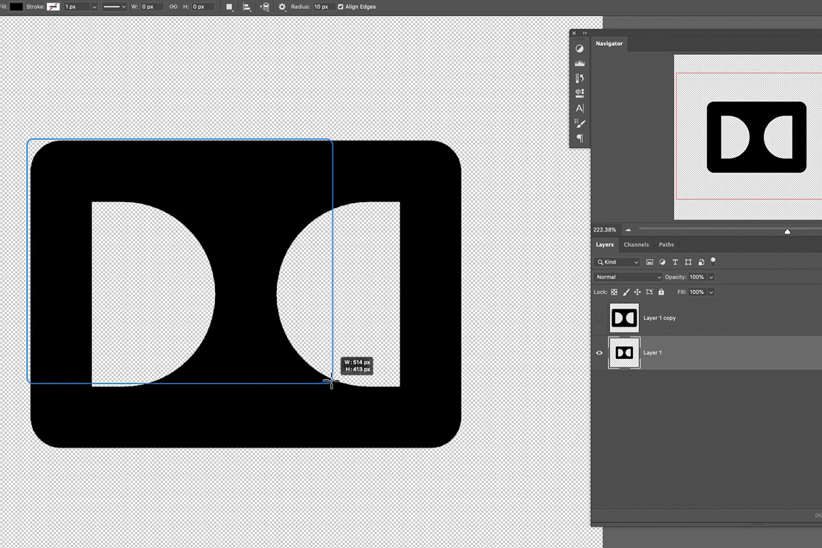 create a vector logo icon from image