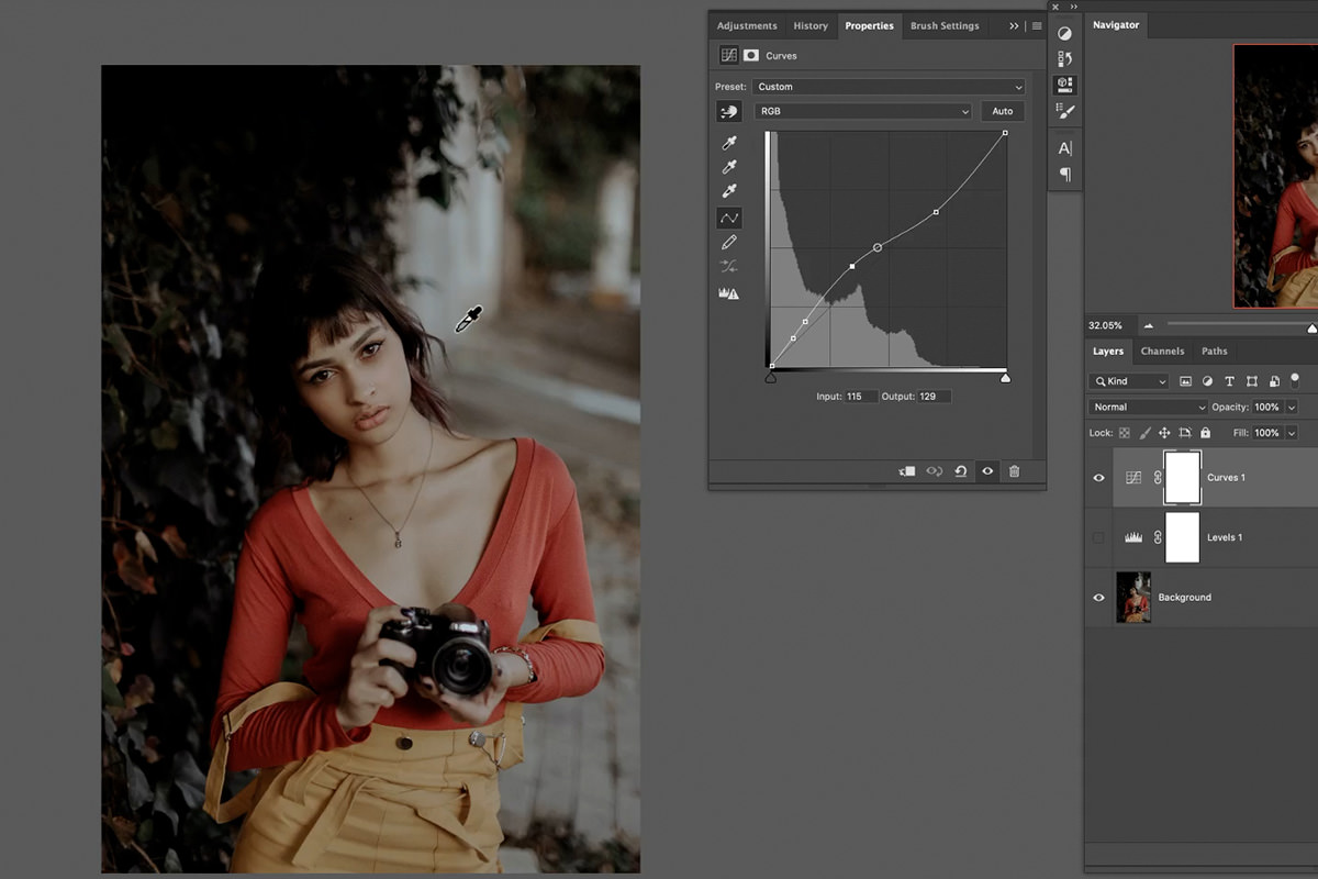 curves vs levels in photoshop