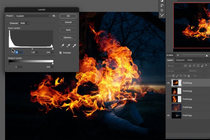 How to Create Realistic Fire in Photoshop - PHLEARN