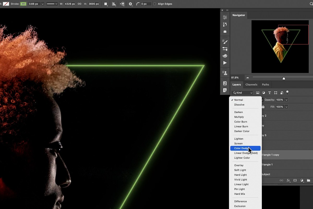 Blend If underlying layer slider split to keep the color only in the highlights