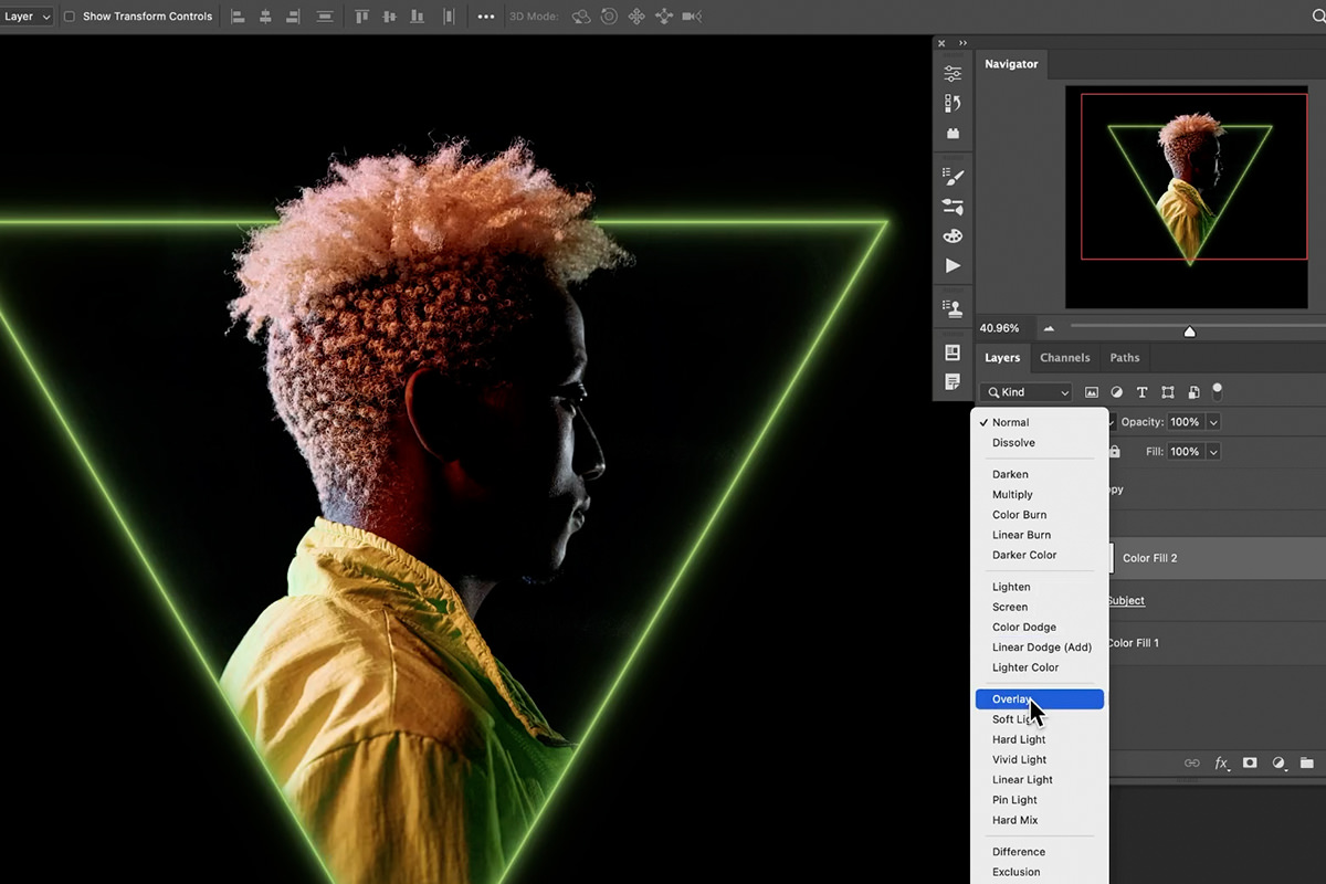 neon glow effect in photoshop