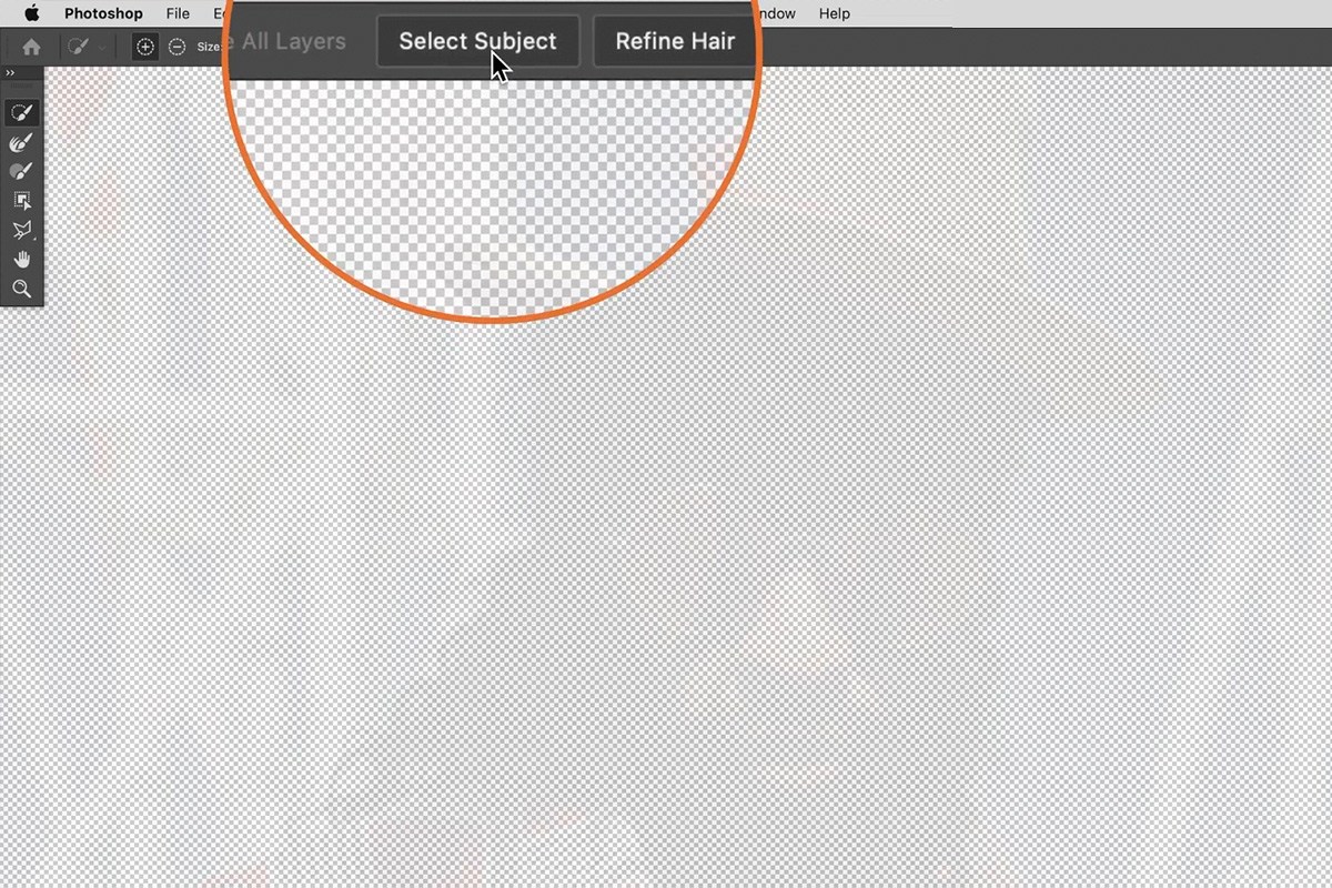 Onion Skin view with the transparency slider previewing the cutout