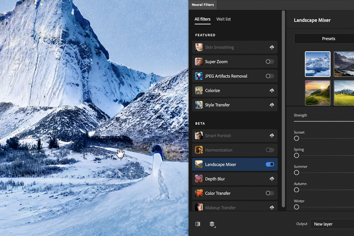 Testing the NEW Landscape Mixer Neural Filter in 2022 PHLEARN