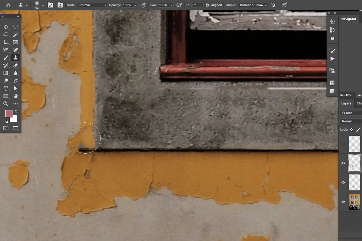object removal in photoshop complex textures