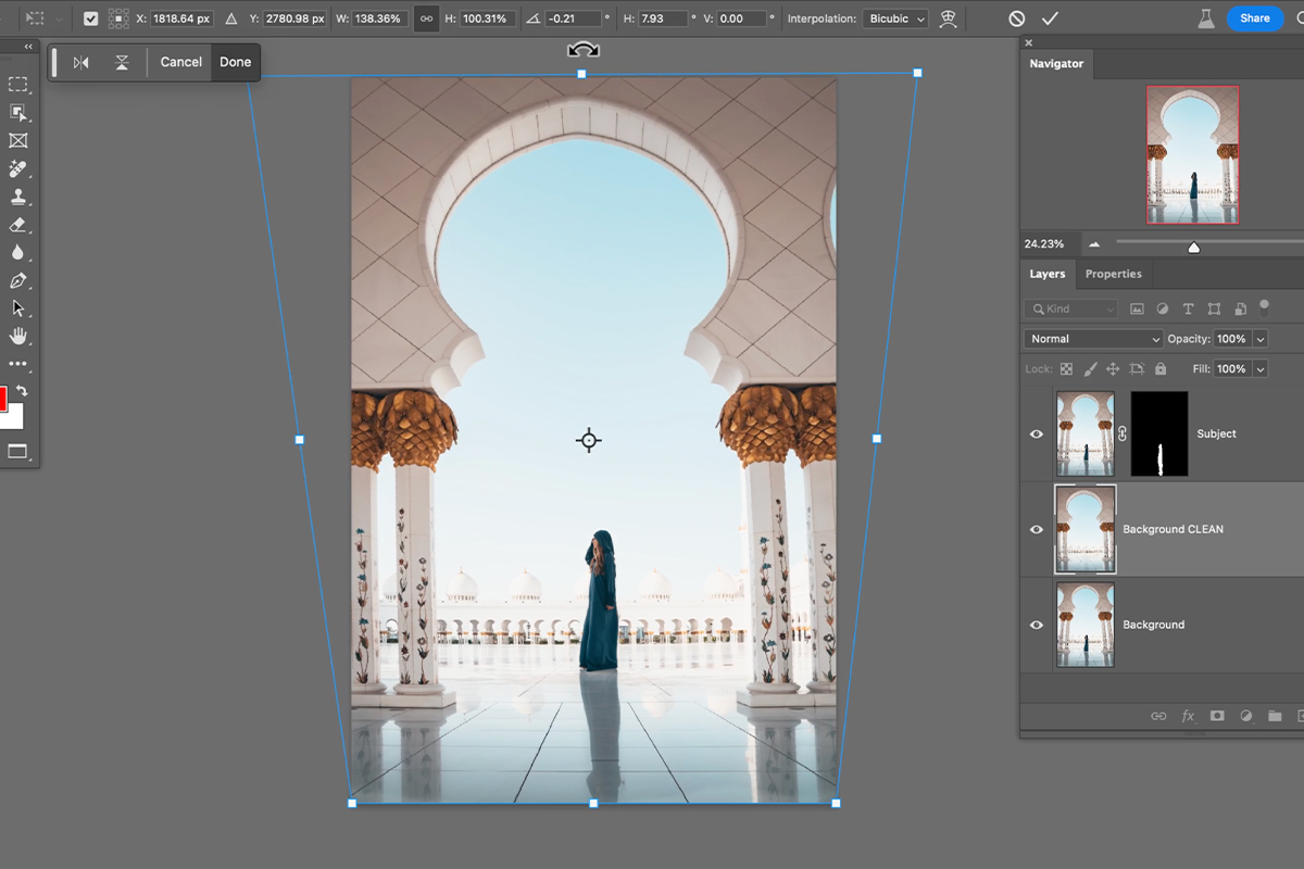 How to Adjust Perspective in Photoshop - PHLEARN