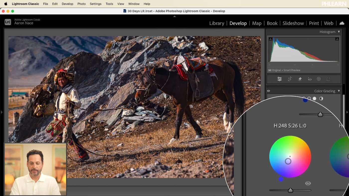 Editing a single image in the Lightroom Classic Develop module
