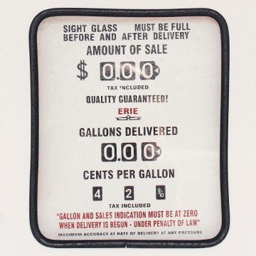 Vintage printed receipt with its typefaces identified and rebuilt in Photoshop