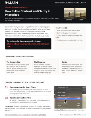 Page 1 of the free Contrast and Clarity PDF guide