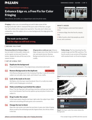 Page 1 of the free Enhance Edge PDF guide