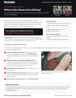 Page 1 of the free What Is Non Destructive Editing PDF guide